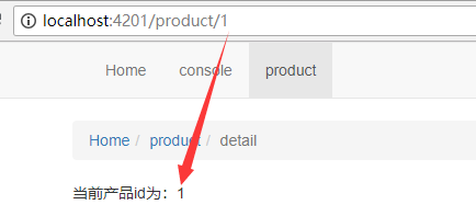 点击product页面中 第一个产品